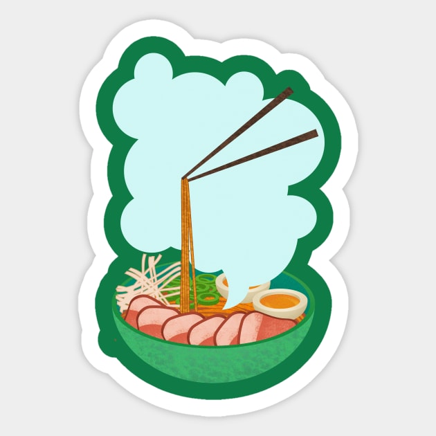 Ramen Bawl Sticker by therinanana